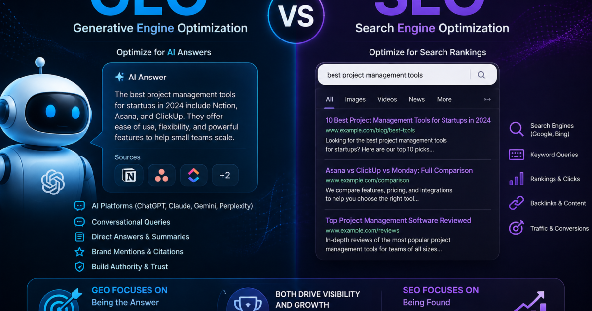 GEO vs SEO